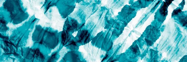 Blue Dirty Art Blauer Tiedye Abstrakter Pinsel Simple Old Surface — Stockfoto
