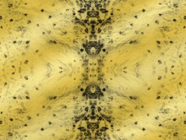 Abstrakt Sömlöst Guld Geo Akvarell Tie Dye Gold Våtslipad Färgad — Stockfoto