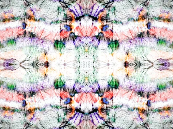 Liquid Watercolor Cloth Spatter Wash Seamless Spot Art Geometric Colorful — Stock Photo, Image