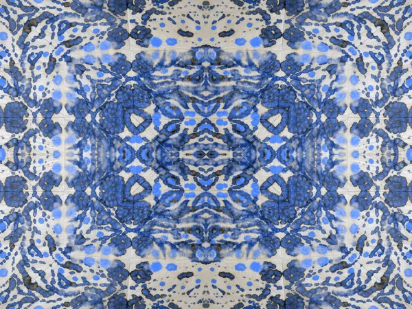 Lavar Marca Abstracta Forma Rayas Arte Blue Stripe Repito Tinta —  Fotos de Stock