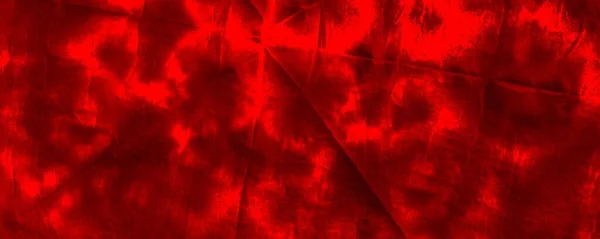Red Neon Tie Dye Design Red Boho Dynamic Splash Floral — стоковое фото