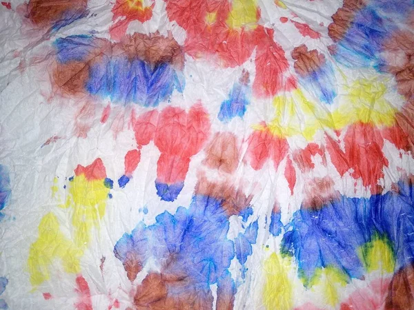 Спиральная Вереница Галстуков Многоцветная Краска Сердце 1970 Спиральная Краска Галстука — стоковое фото