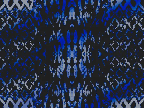 Denim Frost Pattern Dark Repeating Stripes Night Rough Grungy Effect — Fotografia de Stock