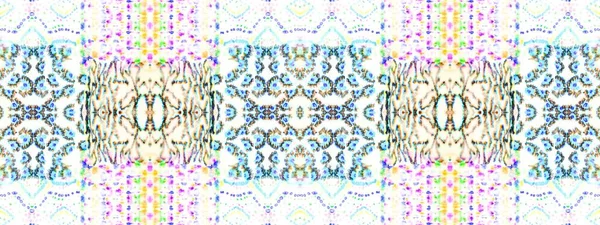Ethnic Aquarelle White Concept Ισοπαλία Dye Μαλακό Αφηρημένο Λουλούδι Σχήμα — Φωτογραφία Αρχείου