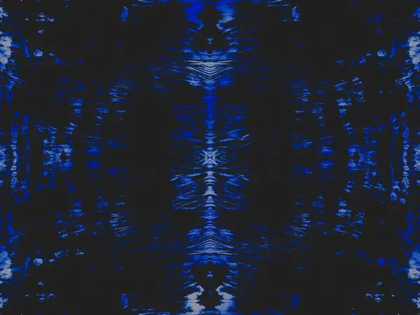 Nattslipsfärgning Gamla Geometriska Chevron Denim Stain Grungy Effect Sky Abstract — Stockfoto