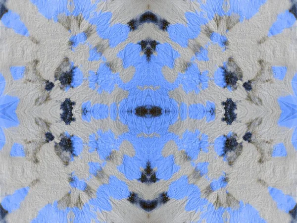 Blue Seamless Mark Gray Stripe Effect Black Aquarelle Color Pattern — Fotografia de Stock
