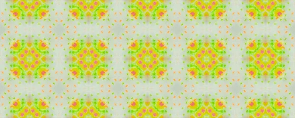 Uzbekistan Geometric Batik Print Turkish Geometric Flower Floor Morocco Ornament — Fotografia de Stock