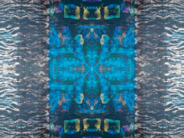 Laver Grunge Grunge Wet Antique Abstract Print Éclaboussure Lumière Géométrique — Photo