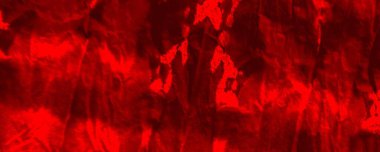Red Dark Tie Dye Grunge. Red Boho Chinese Motion. Dirty Abstract Fire. Rustic Watercolour Greeting. Art Gradient China. Plain Psyhedelic Textile. Red Bloodstain Illustration Tiedye Halloween Design.