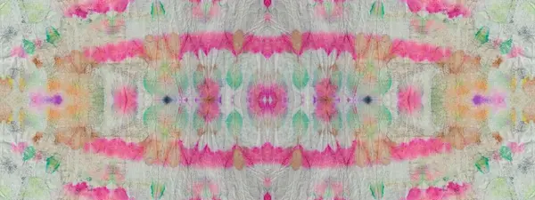 Tie Dye Wash Abstract Bloem Het Dasdoek Natte Multi Color — Stockfoto