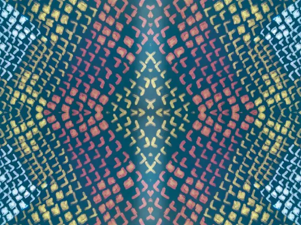 Stary Retro Kształt Farba Atramentowa Multi Color Tie Blot Miękka — Zdjęcie stockowe