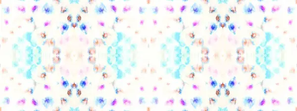 Polka Geometric White Texture 색상의 색상의 붓는다 Dot Pattern 레인보우 — 스톡 사진