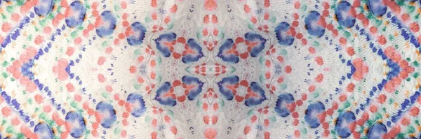 Tissu Tribal Seamless Tribal Ethnic Tie Dye Accueil Texture Brossée — Photo