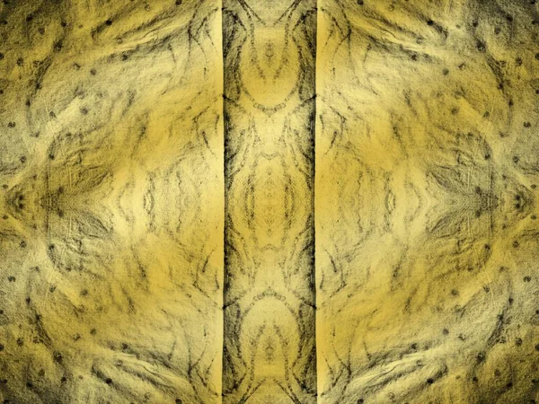 Naadloze Abstracte Lijn Lijn Golden Splotch Streep Aquarel Geschilderd Goud — Stockfoto