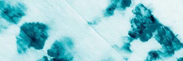 Blue Plain Blue Tiedye Abstract Light Bandiera Bianca Carta Abstract — Foto Stock