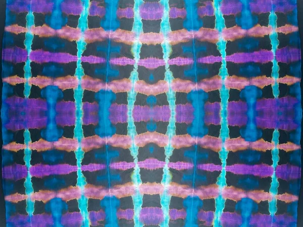 Etnische Zachte Naadloze Ontwerp Natte Multi Color Shibori Mark Oude — Stockfoto