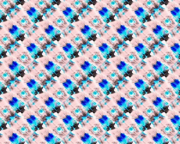 Rózsaszín Nyakkendő Festék Régi Festék Textil Kék Mosó Selyem Kék — Stock Fotó