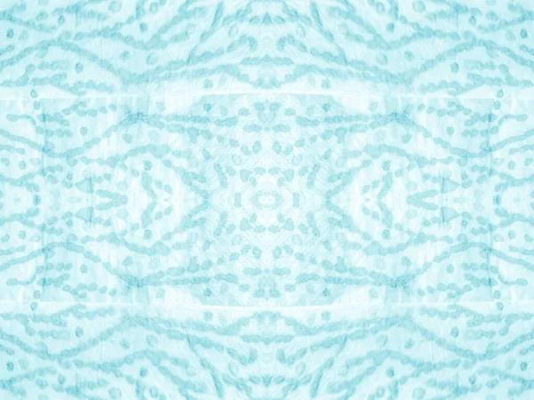 Pinsel Mit Tintenstreifen Vorhanden Mint Dot Pattern Vorhanden Aqua Tie — Stockfoto