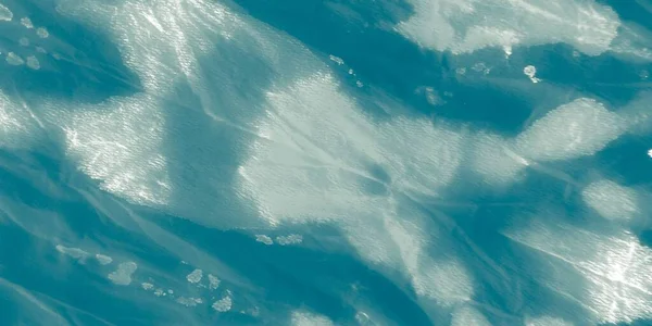 Blauwe Zee Oppervlakte Waterborstel Voor Marine Abstracte Waterverf Zeepatroon Blauw — Stockfoto