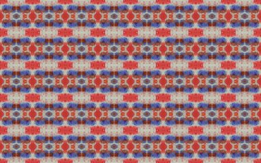 Moroccan Geometric Flower Tile. Colored Traditional Ethnic Floor. Lisbon Seamless Flower. Turkish Geometric Batik Print. Ethnic Pattern Boho. Ornate Endless Boho Pattern. Colored Floral Floor.