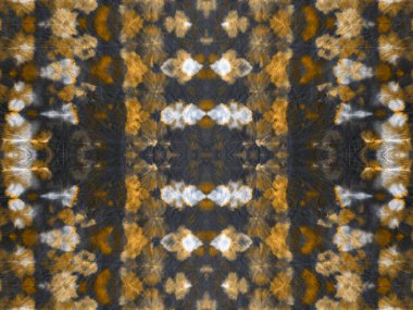 Spot Abstract Spot. Ink Brown Brush. Golden Aquarelle Black Pattern. Tie Dye Hand Abstract Repeat. Wash Tie Dye Stroke. Wet Geometric Colorful Drop. Ink Creative Seamless Spill. Wash Art Pattern.