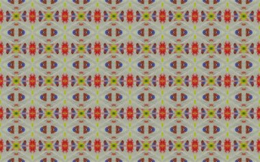 Watercolor Geometric Batik Floor. Ornate Geometric Flower Boho. Colored Ethnic Tile. Lisbon Ornament Batik. Floral Pattern Print. Spanish Ethnic Tile Design. Colored Morocco Endless Dye.