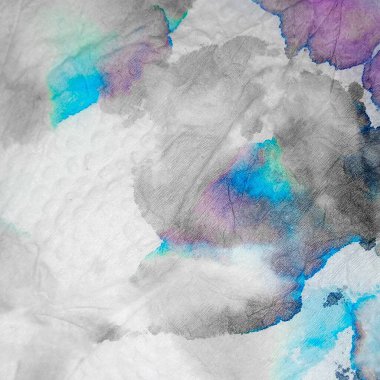 Boyalı Gri Doğu Suluboya. Mavi çizgili gri suluboya deseni. Çok Renkli Hafif Mor Tasarım. Blue Light Ikat dokusu. Tye Dip Doku. Kravatlı kravat bandı. Bağla Grunge Deseni