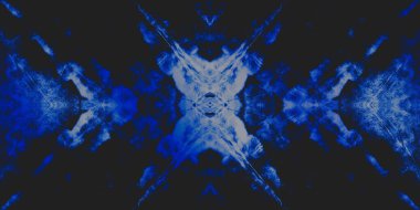 Siyah kravat boyalı pankart. Karanlık Sonsuz Motif. Beyaz Leke Sanatsal Kanva. Yıldız Soyut Düzeni. Rough Space Grunge 'da. İndigo stili malzeme. Mavi mürekkep dokusu. Denim Kumaş Tasarımı. 