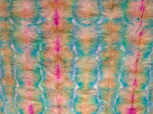 Tie Dye Line Gradient Aquarell Graue Krawattenstreifen Streifen Multi Color — Stockfoto