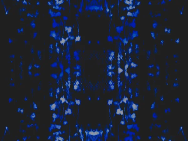 夜のクリエイティブ 星のないバナー 黒い煙の空間の水彩 アイスアクエラレテクスチャ フロスト ネイチャー アートは死んだ 素朴な墨の質感 グロースタイリッシュなテクスチャ デニムブルーの背景 — ストック写真