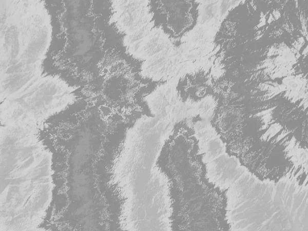 Grå Cement Akryl Droppe Bläck Abstrakt Form Mörk Akvarell Grunge — Stockfoto