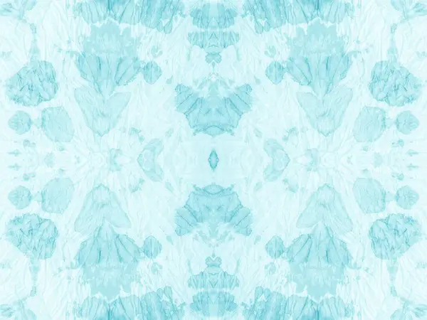 Teal Dot Textuur Natte Turquoise Stropdas Dye Blot Munt Tie — Stockfoto