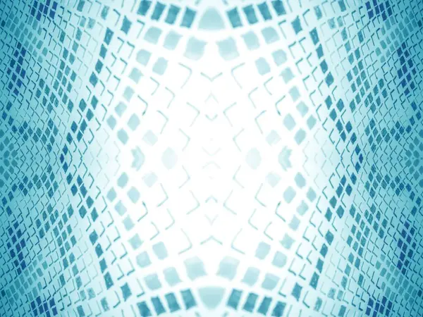 Splotch Luminoso Con Disegno Geometrico Pennello Punti Aqua Tie Dye — Foto Stock
