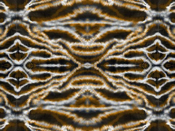 Line Abstract Spot Orange Watercolor Drawn Splotch Wet Geometric Tie — Fotografia de Stock