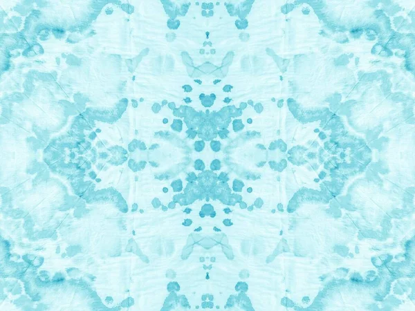 Mint Tie Dye Grunge Aqua Abstract Mark Dot Aquarell Regenbogen — Stockfoto