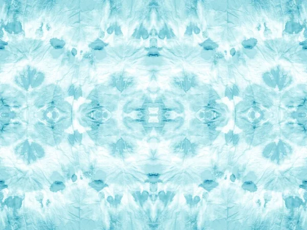 Mint Tie Dye Canvas Aqua Abstract Spot Flüssige Aquarell Farbtextur — Stockfoto
