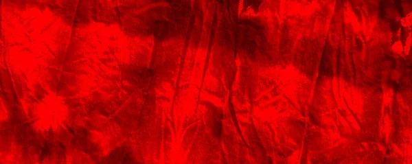 Red Neon Tie Dye Grunge Red Boho Allover Effect Red — ストック写真