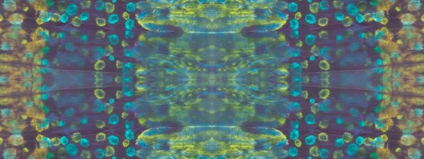 Lavare Cravatta Tintura Ictus Geo Geometric Rainbow Mark Lavare Segno — Foto Stock