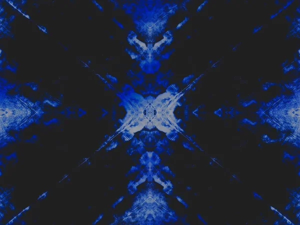 Modèle Teinture Cravate Nocturne Star Tribal Seamless Denim Cold Grungy — Photo
