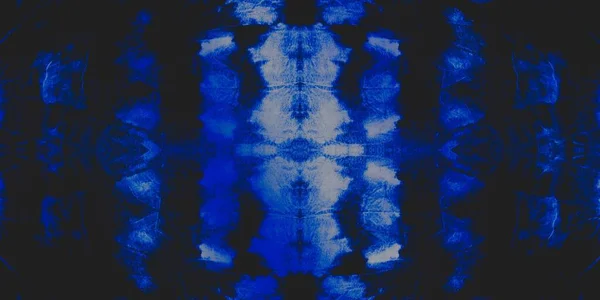 ナイト エスニック クールな幾何学的なタイル 黒煙効果グランジ ダークアクエラレペイント 雪の宇宙が死んだ 冬インクのテクスチャ ネイビースタイリッシュなインク デニムフロストダート — ストック写真