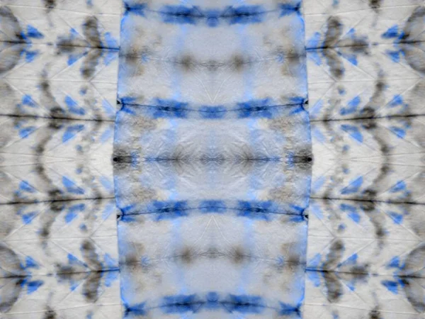 Blauw Abstract Teken Inkt Water Patch Modern Aquarelle Stripe Patroon — Stockfoto