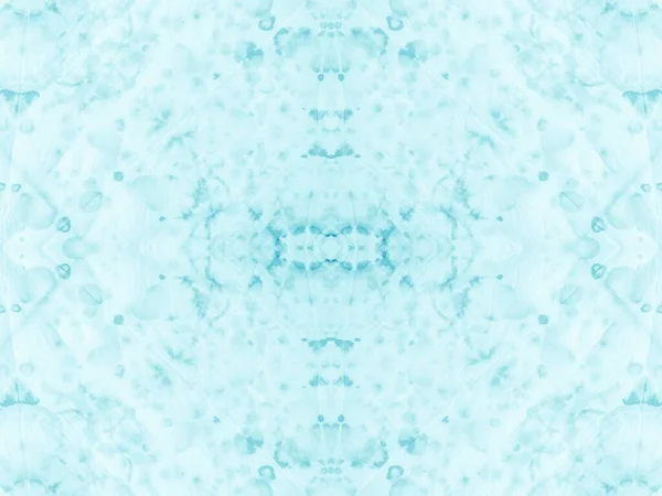 Nyakkendőfesték Aqua Varrat Nélküli Folt Geo Gradient Abstract Festék Kék — Stock Fotó