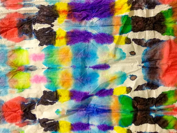 Αφηρημένη Υδατογραφία Υφή Ζυμαρικά Γραβάτα Dye Mark Υγρό Πολύχρωμο Splat — Φωτογραφία Αρχείου