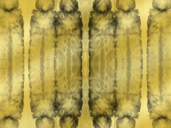 Αφηρημένος Απρόσκοπτος Χρυσός Σχέδιο Πιτσιλίσματος Μελανιού Πλυσίματος Geo Μονόχρωμη Φυσική — Φωτογραφία Αρχείου