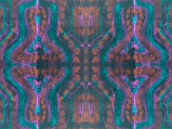 Tiedye Aquarell Fluid Pattern Old Geometric Antique Drip Ethnic Grunge — Stockfoto