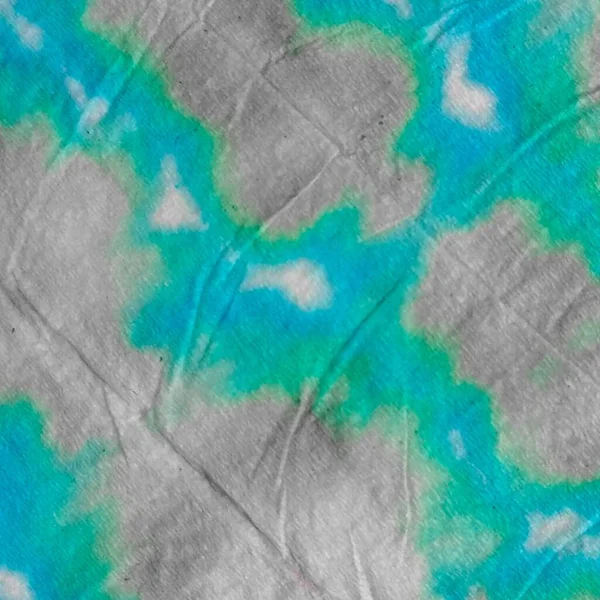 Tie Dye Verde Gradiente Aquarela Azul Luz Cinza Textura Aquarela — Fotografia de Stock