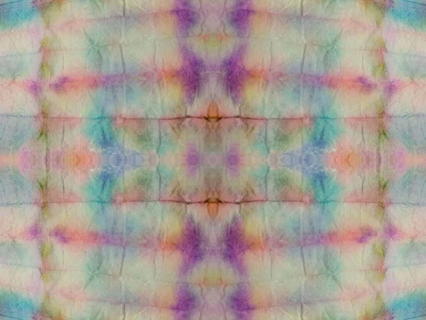 Wash Abstract Mark Art Rainbow Seamless Shape Tie Dye Wash — Stock Photo, Image