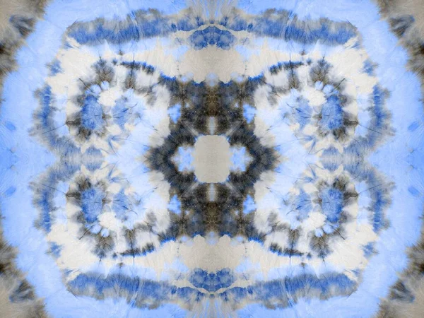 Gray Seamless Mark Tie Dye Blue Seamless Stroke Wet Geometric — Fotografia de Stock