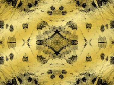 Kusursuz Soyut İşaret. Mürekkep sıçrama desenini yıka. Eski kravat boyası şekli. Mürekkep Koyu Boyalı Leke. Karanlık Lüks Etki. Sanat Rengi Lekesi. Altın suluboya levha konsepti. Kırsal El Noktasız Leke.