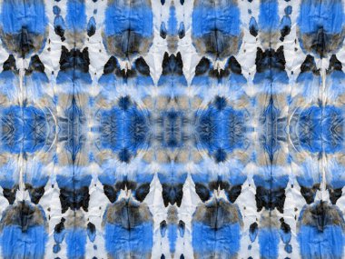 Wash Abstract Mark. Blue Stripe Effect. Tie Dye Hand Abstract Splash. Wet Gradient Seamless Spill. Ink Blue Color Tie Die Blob. Ethnic Geometric Black Concept. Ink Water Stain. Gray Art Pattern.